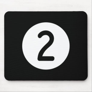 Blue Pool Ll Number Two Billiards Snooker Billard Mouse Pad