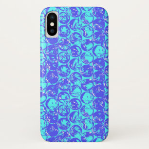 Blue pop art bubble wrap Case-Mate iPhone case