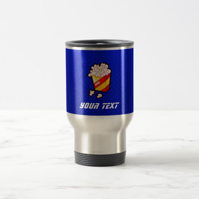 Blue Popcorn Travel Mug (Center)