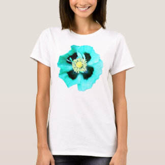 Blue Poppy women's t-shirt white