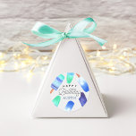 Blue Popsicle Personalised Kids Birthday Classic Round Sticker<br><div class="desc">Designed to match our watercolor popsicle kids' birthday party invitations,  these cute personalised stickers feature a border of watercolor popsicles in green and blue. "Happy Birthday [name]" appears in the centre in whimsical lettering.</div>