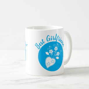 Blue Portuguese romantic heart Coffee Mug