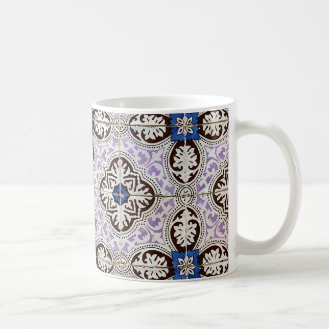 Blue, Portuguese Tiles Coffee Mug (Right)