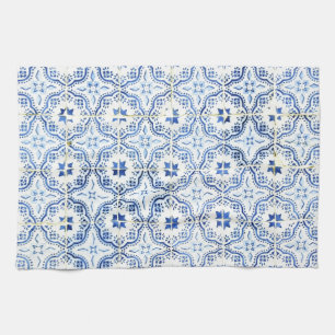 Blue, Portuguese Tiles Tea Towel