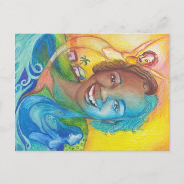 Blue Postcard (Front)