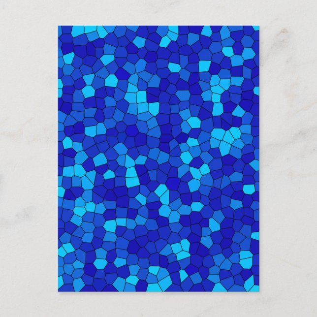 BLUE  POSTCARD (Front)