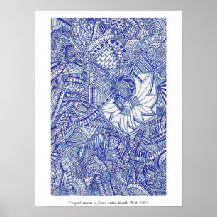 Blue Poster