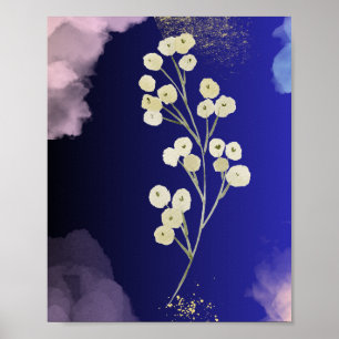 blue poster