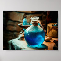 Blue Potion in Alchemy Lab
