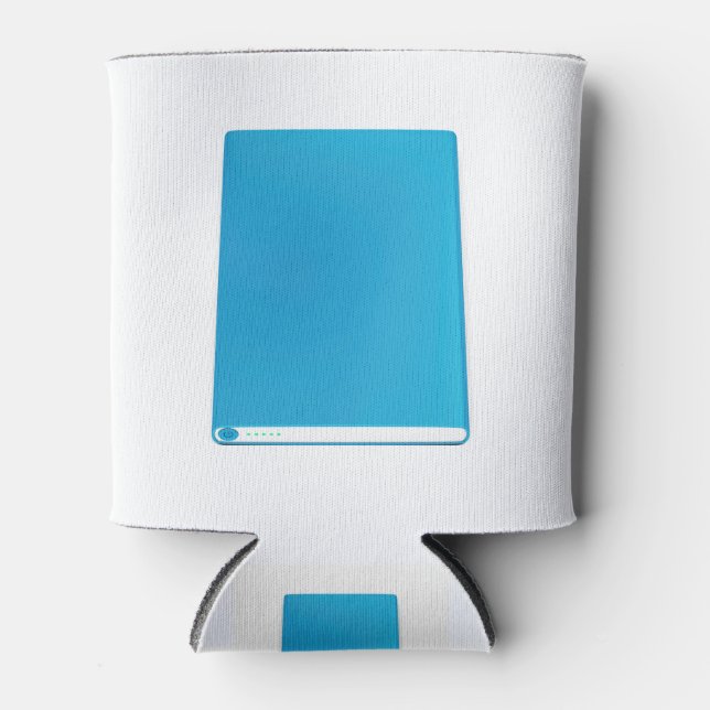 Blue power bank can cooler (Front)