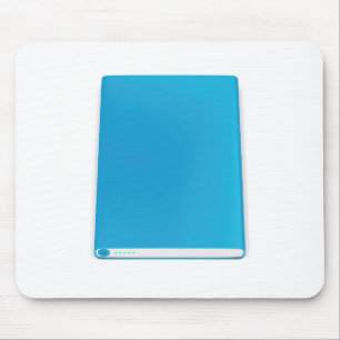 Blue power bank mouse pad