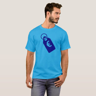 Blue Price Tag with Euro Symbol T-Shirt