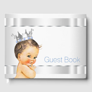 Blue Prince Baby Shower Guest Book