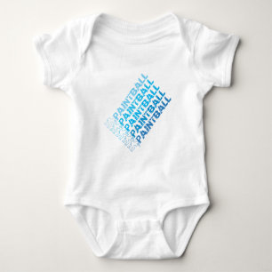 Blue Print Paintball Baby Bodysuit