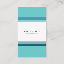 Blue professional corporate elegant modern simple business card