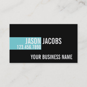 Blue Professional Elegant Modern Simple Business Card