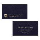 Blue Professional Luxury Initial Logo