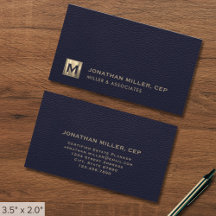 Blue Professional Luxury Initial Logo
