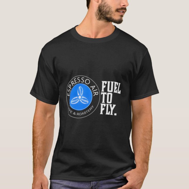 Blue Propeller Story T-Shirt (Front)