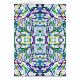 Blue Psychedelic Pattern