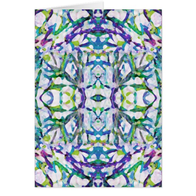 Blue Psychedelic Pattern (Front)