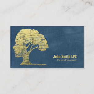 Blue Psychology Personal Counsellor Appointment Card