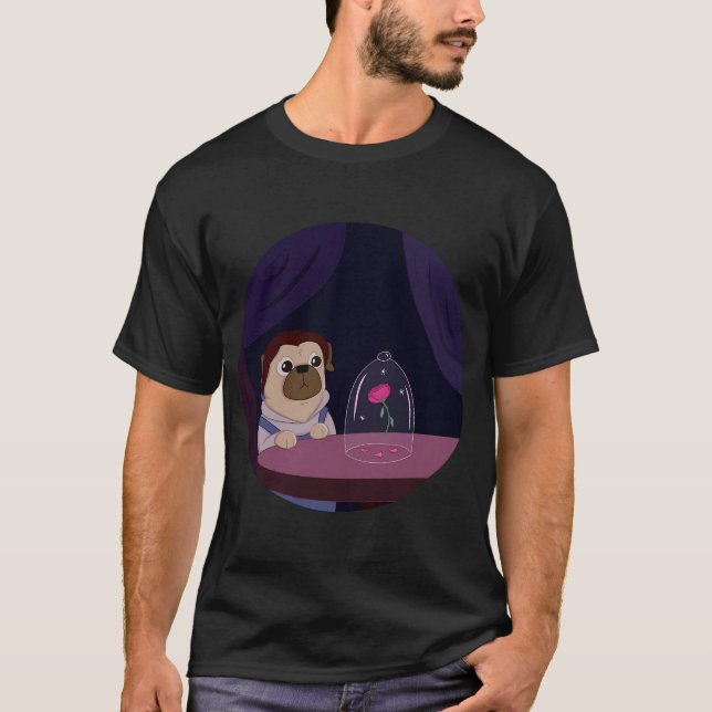 Blue Pug T-Shirt (Front)