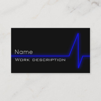 Blue Pulse Business Card