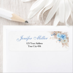 Blue Pumpkin Address Labels