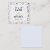 Blue Pumpkin Boy Baby Shower Diaper Raffle