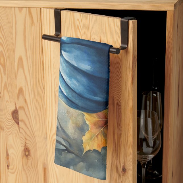 Blue Pumpkin - Kitchen Towel (Thirds Fold)