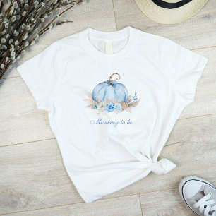 Blue Pumpkin Mummy to be T-Shirt