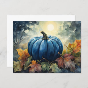 Blue Pumpkin - Postcard