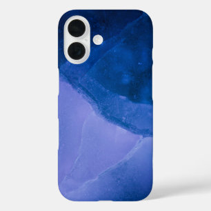 Blue Purple Abstract Art Photo iPhone 16 Case