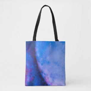 Blue Purple Abstract Photo Tote Bag
