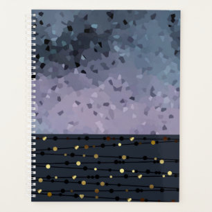 Blue-purple, abstraction planner