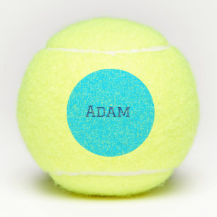 Blue purple add name text back to school message s tennis balls