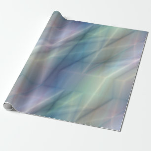 blue purple and green abstract wrapping paper