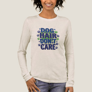 Blue, purple and green dog paw prints design Tri-Blend shirt