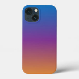 Blue, Purple and Orange Gradient iPhone 13 Mini Case