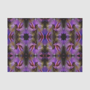 Blue Purple Brush Swirls Abstract Decoupage  Tissue Paper
