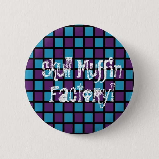 Blue/Purple Chess Button (Front)