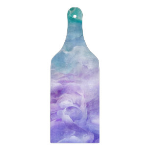 Blue & purple cloud swirl cutting board