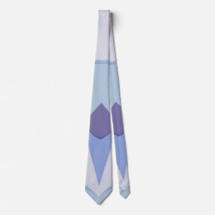 blue purple design tie