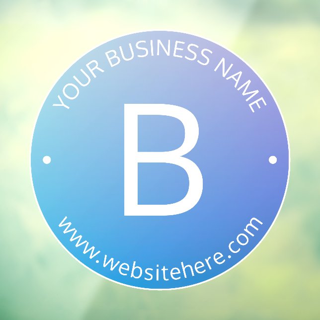 Blue & Purple Fading Ombre with Editable Text (Sheet 3)