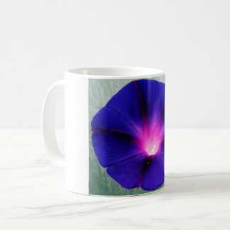 Blue-Purple Floral Coffee Mug