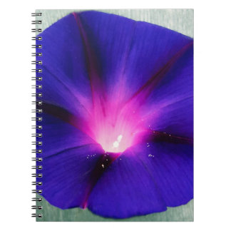 Blue-Purple Floral Notebook