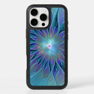Blue Purple Flower Dream Abstract Fractal Art