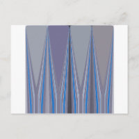Blue, Purple, Grey Chevron Art Print
