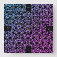 Blue Purple Pink Abstract